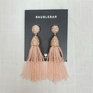 Baublebar | NWT Blush Tassel Earrings